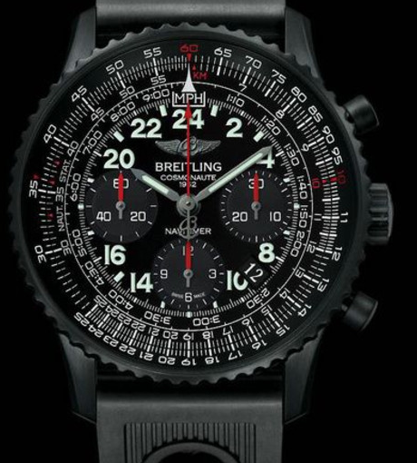 Men’s Breitling Navitimer Cosmonaute Blacksteel Replica Watches