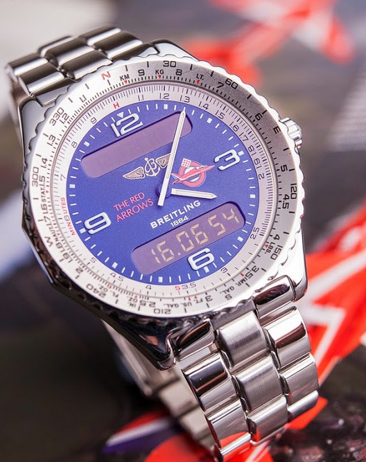 Blue Dials Breitling Chronospace Red Arrows Fake Watches Sale UK