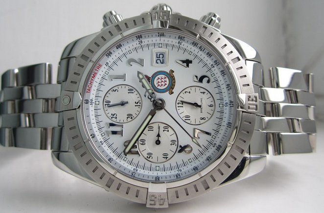 White Dials Breitling Chronomat Evolution Red Arrows Fake Watches UK
