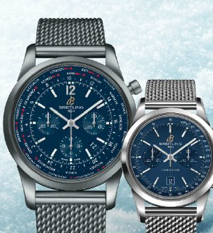 Novel Swiss Blue Dials Breitling Transocean Replica Watches