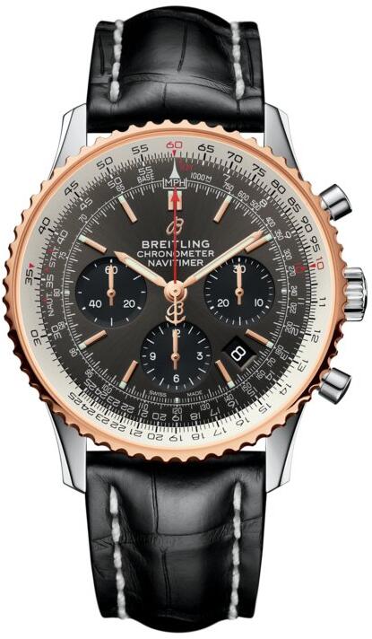 Male Breitling Navitimer imitations are obvious with red seconds hands.