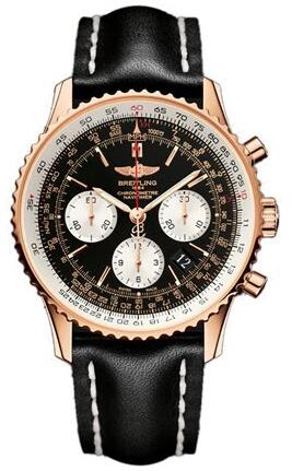 Swiss fake Breitling Navitimer 01 43mm watches are attractive with rose gold cases.