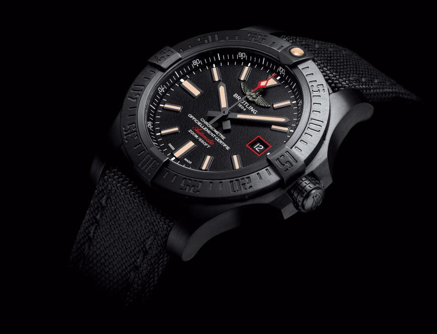 The 44mm fake watch is designed for men.